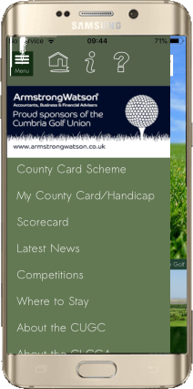 Advertise on the Cumbria Golf App